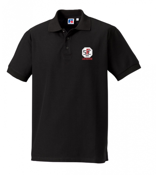 Polo Shirt Herren schwarz mit Stick Logo