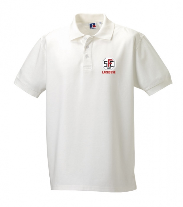 Polo Shirt Herren weiss mit Stick Logo