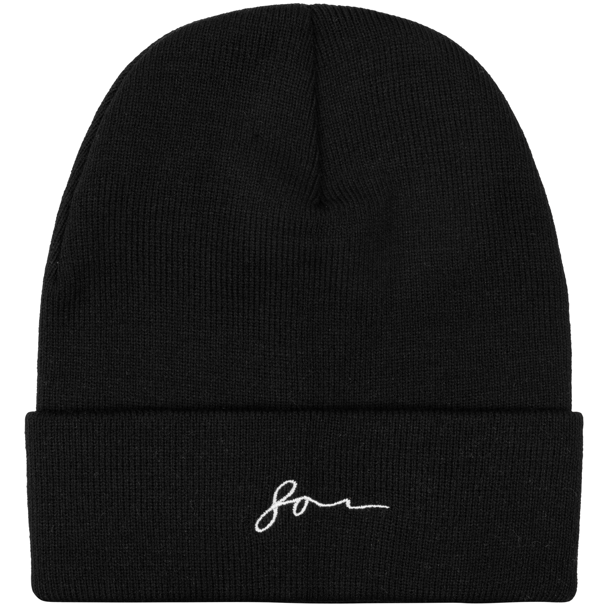 Beanie schwarz mit Logo