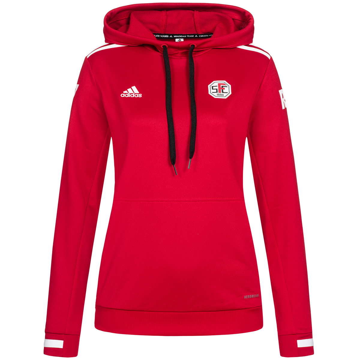 adidas mi Team 19 Hoody Damen rot